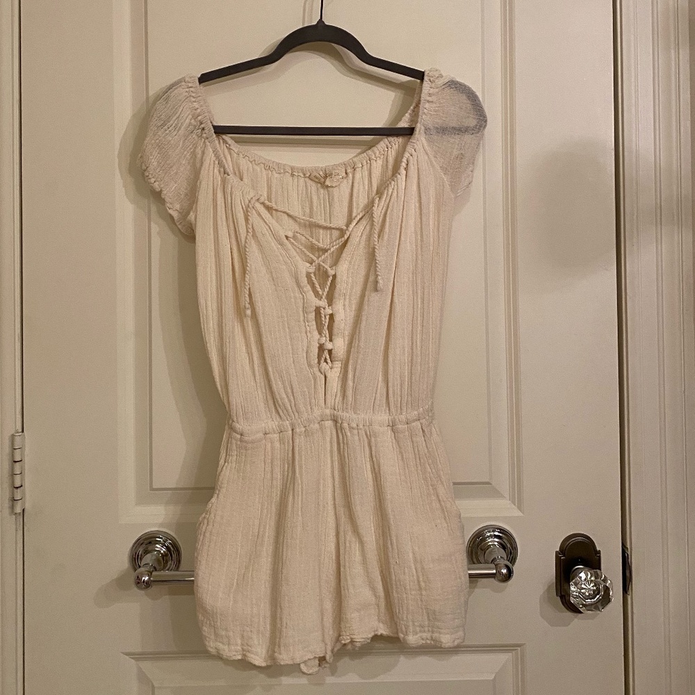 Cream Romper